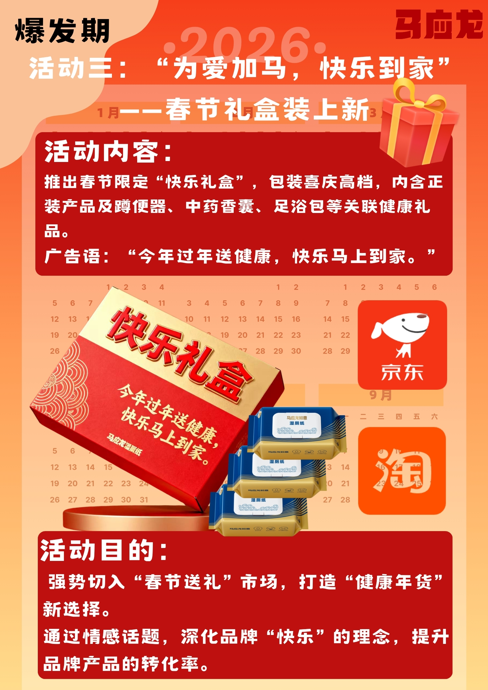 快乐加马——马应龙马年春节营销策划案